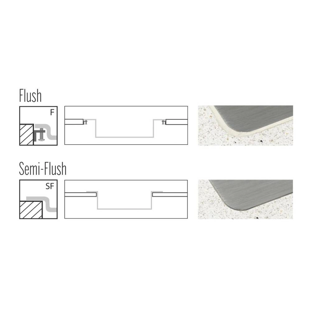 Cuba Tramontina Design Collection Quadrum 50 em Aço Inox com Acabamento Acetinado