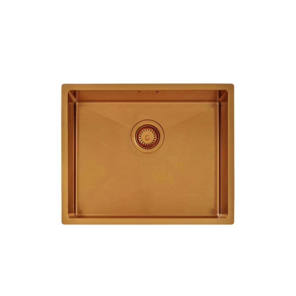 Cuba Tramontina Design Collection Quadrum em Aço Inox com Revestimento PVD Gold 50x40 cm
