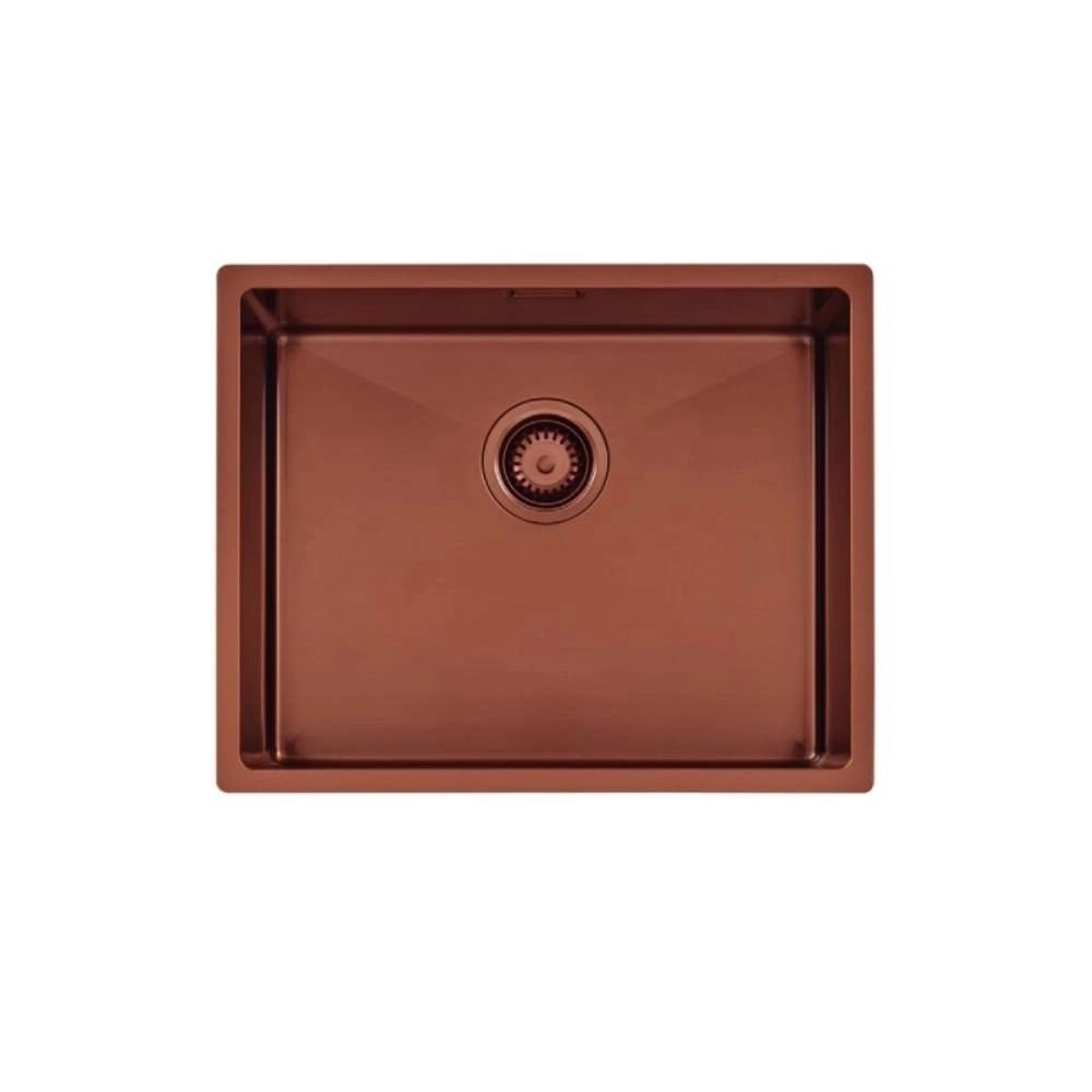 Cuba Tramontina Design Collection Quadrum em Aço Inox com Revestimento PVD Rose 50x40 cm