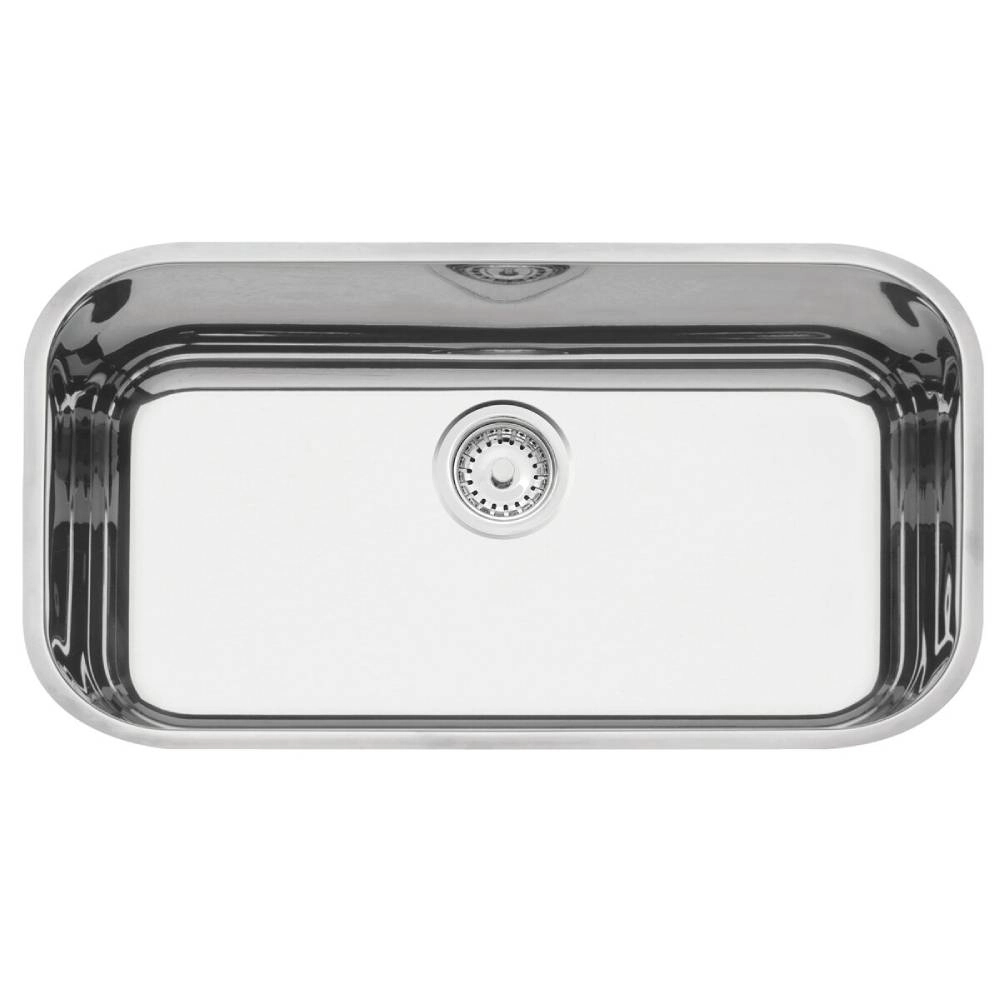 Cuba Tramontina Lavínia 56 BL em aço inox alto brilho 56x34 cm 