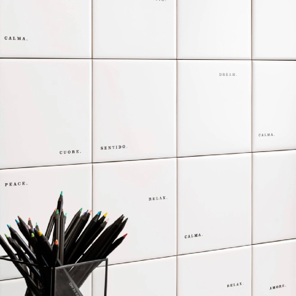 Decortiles Revestimento 15,5x15,5 Diversa Mix Branco Acetinado Peça