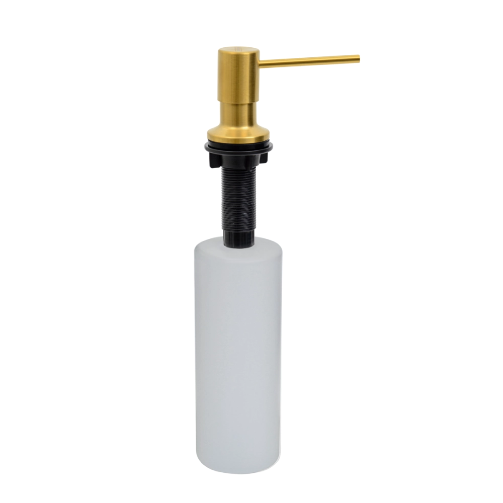 Dosador de Sabão Tramontina em Aço inox Gold com Recipiente Plástico 500 ml com revestimento PVD