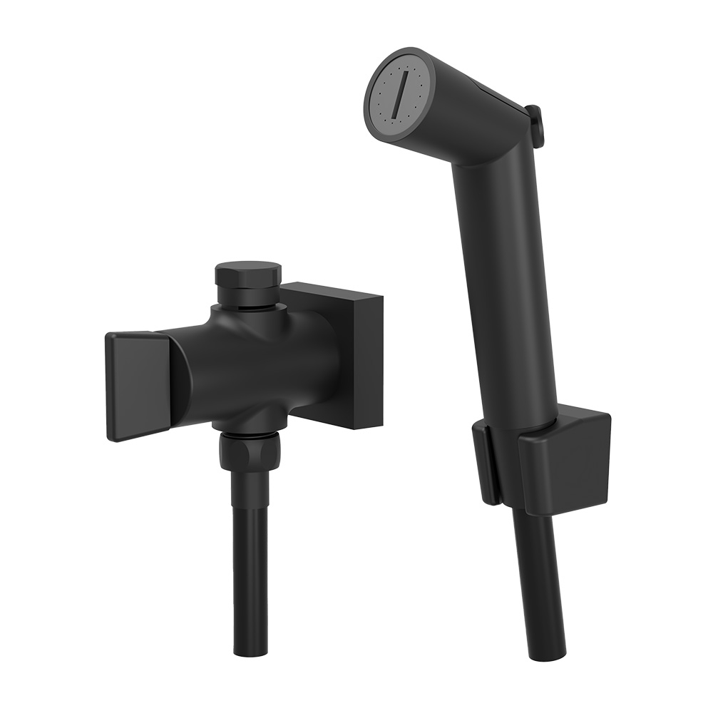 Ducha Higiênica com Derivação Prima Fani 1745 BK210 Black Matte