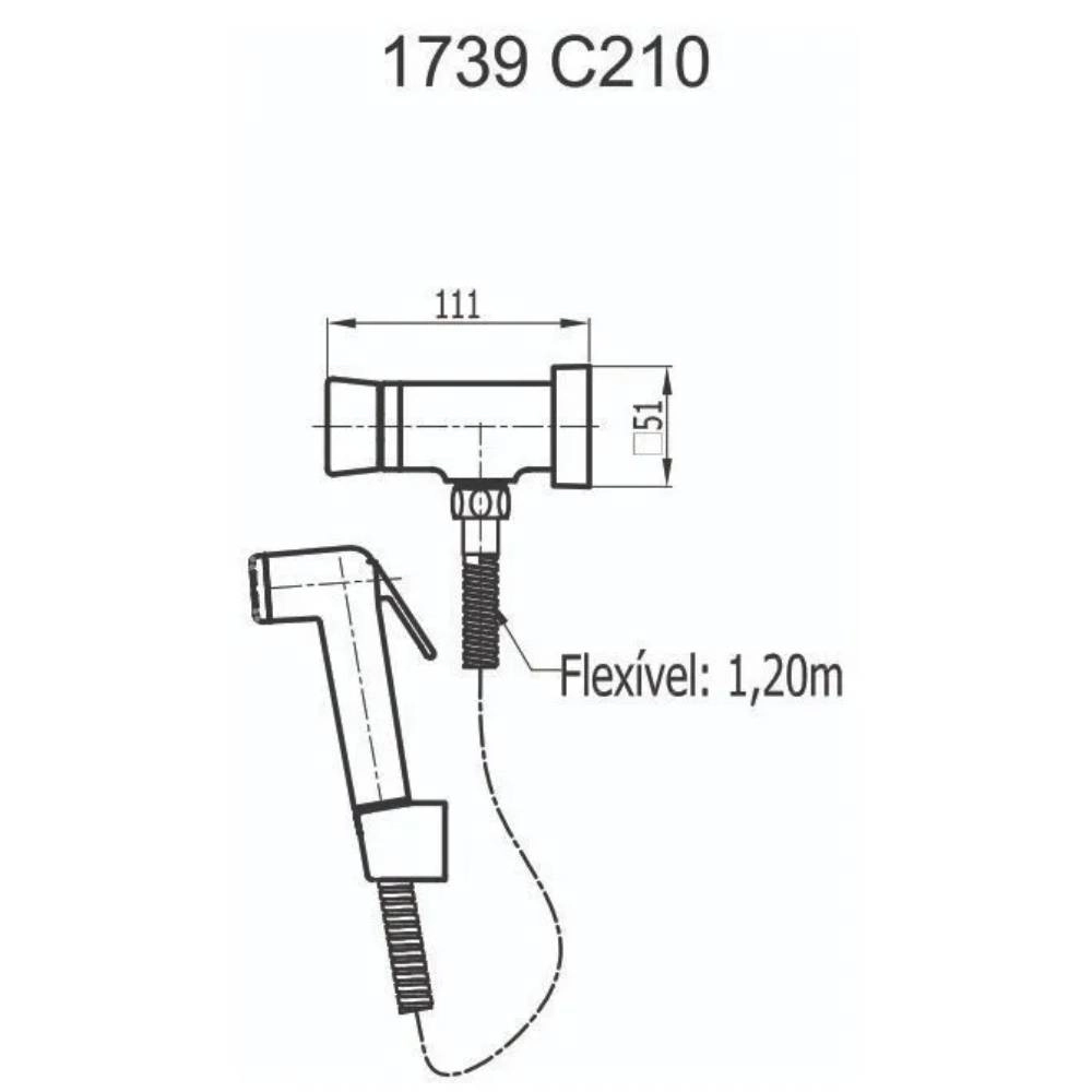 Ducha Higiênica Fani 1739 C210 