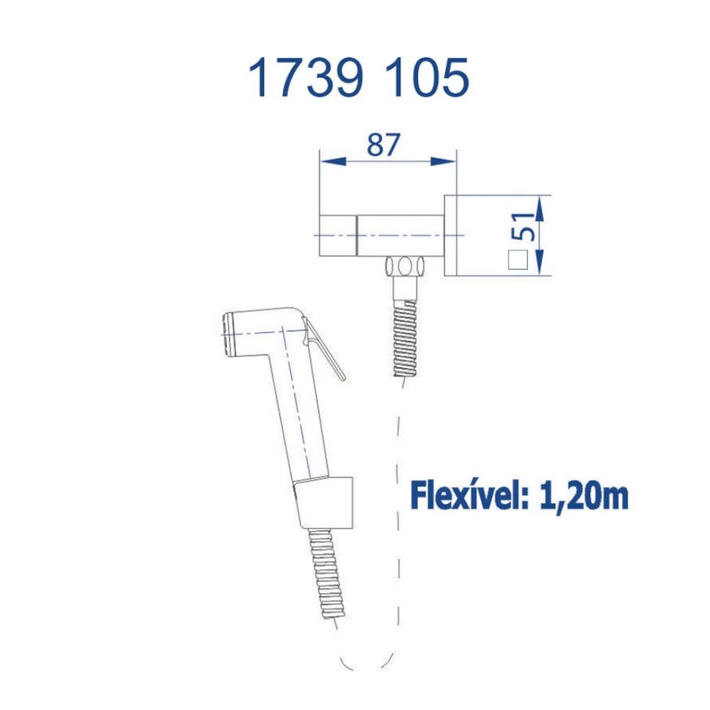 Ducha Higiênica Hera Fani 1739 CH105 