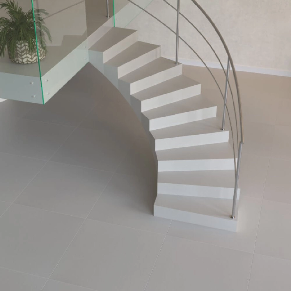 Eliane Porcelanato 90x90 Minimum Cimento Natural Retificado