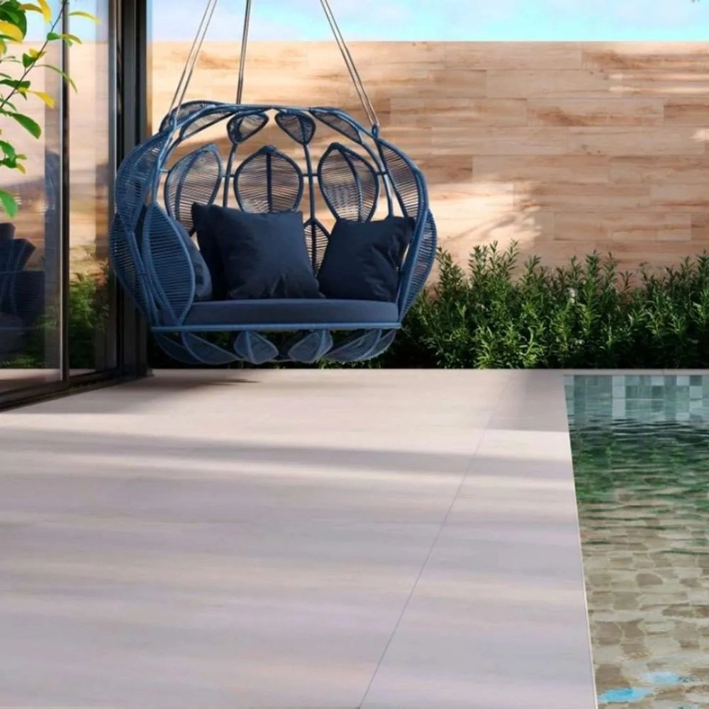 Eliane Porcelanato 90x90 Munari Branco Externo Retificado