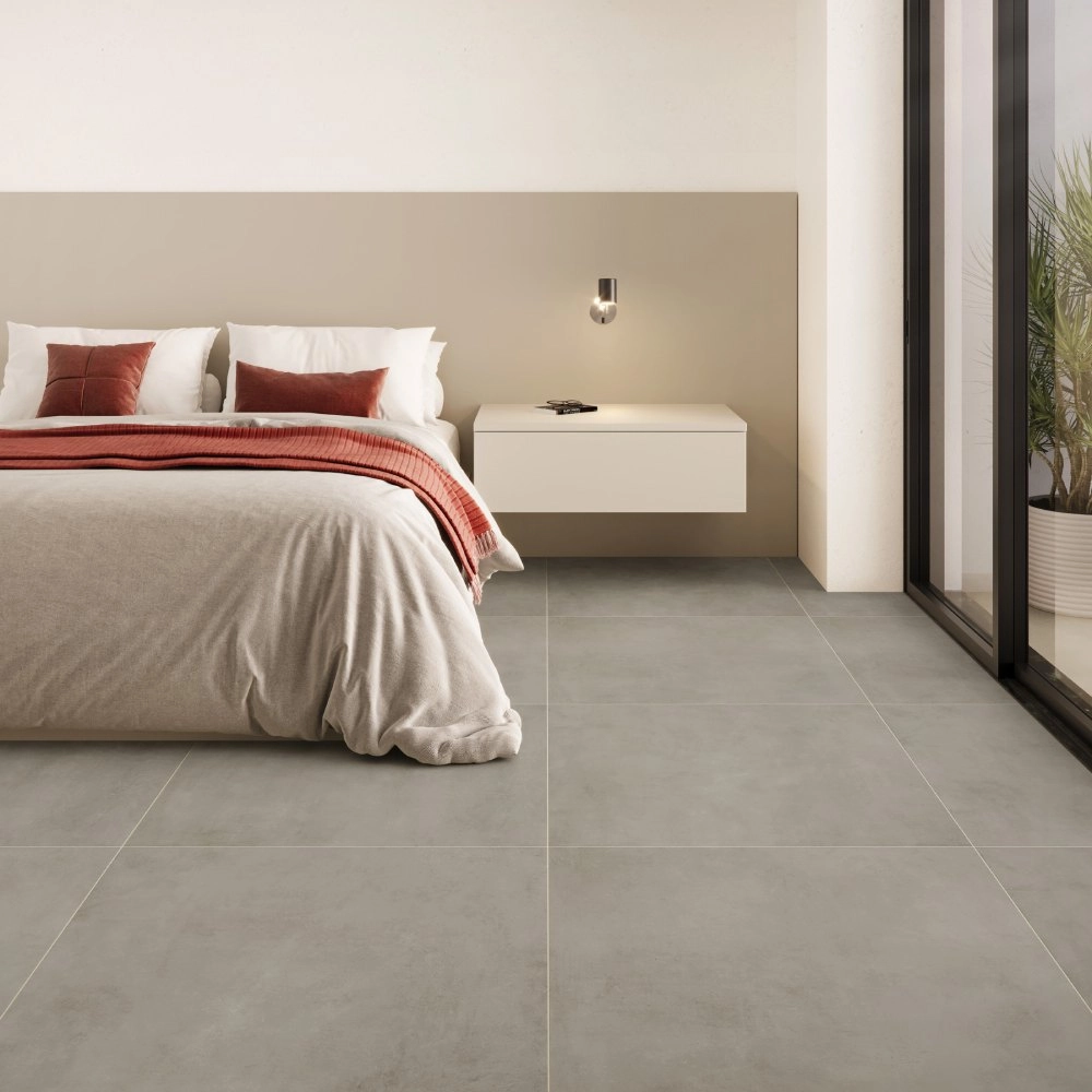 Eliane Porcelanato 90x90 Munari Cimento Acetinado Retificado