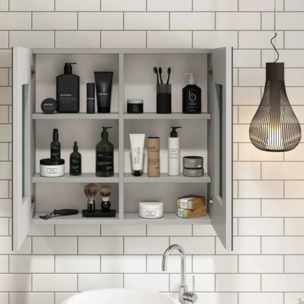 Espelheira Astral 60 Life Cinza Matte