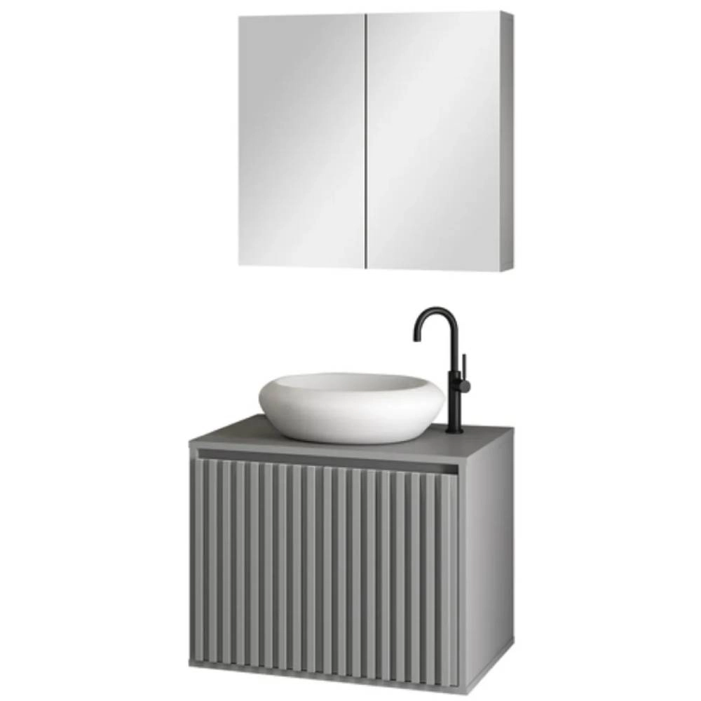 Espelheira Astral 60 Life Cinza Matte
