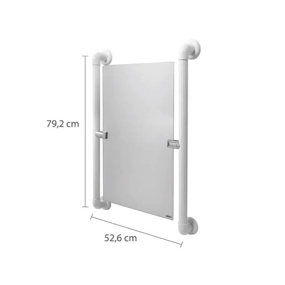 Espelho Astra Art/ C/Barra BARRA 52,6X79,2 BR EP1/AB1*BR
