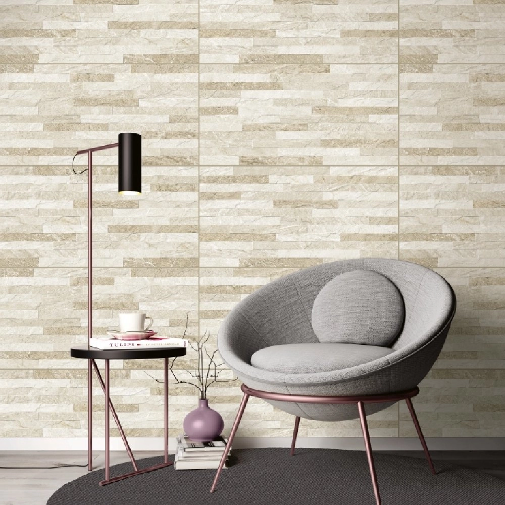 Fiorano Revestimento 38x75 Cagliari Beige Plus HD