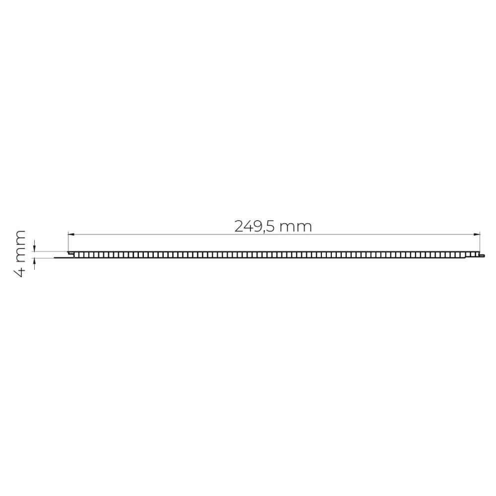 Forro PLasbil Revid BE2502.114 Madeira Sintra Perla 250X4MM PC 6M