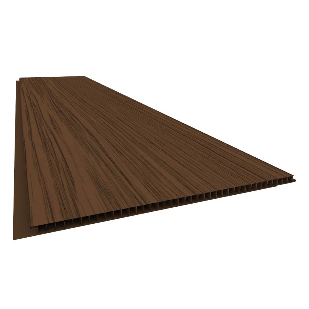 Forro PVC Plasbil Mogno 200X7 2017.6 - 6,00m - Liso J/S Relevo Rust     