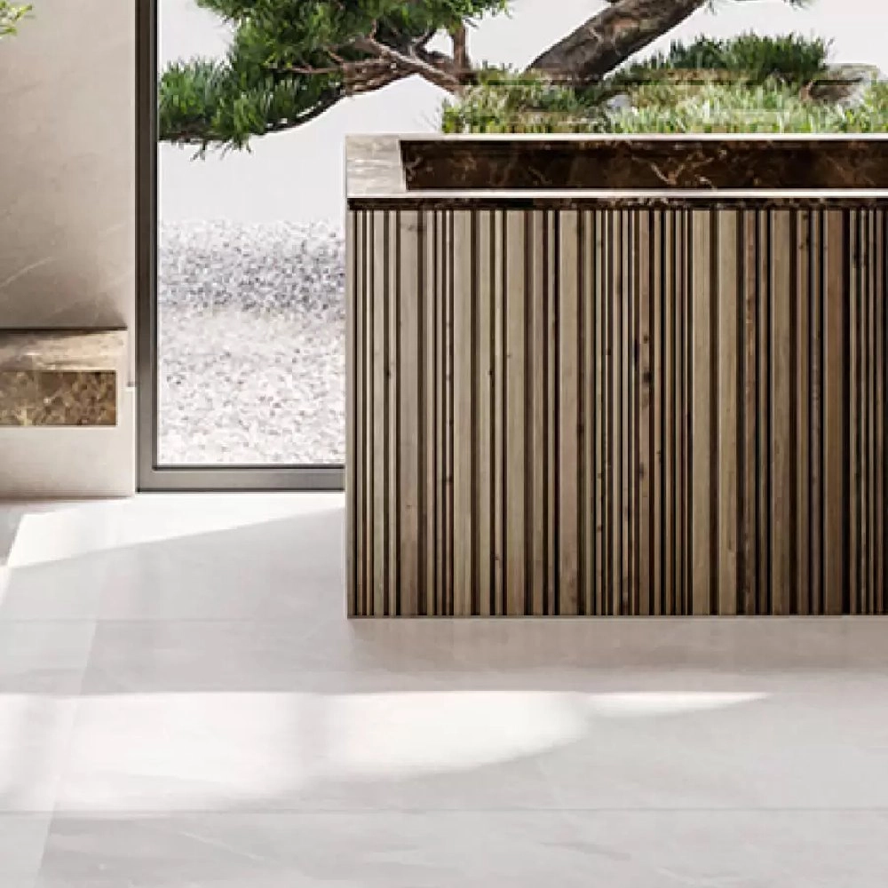 Incepa Porcelanato 120x120 LM Ortiz Bege MC Esmaltado Retificado