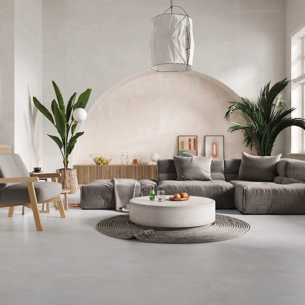 Incepa Porcelanato 90x90 PP Pro Ivory Acetinado Retificado