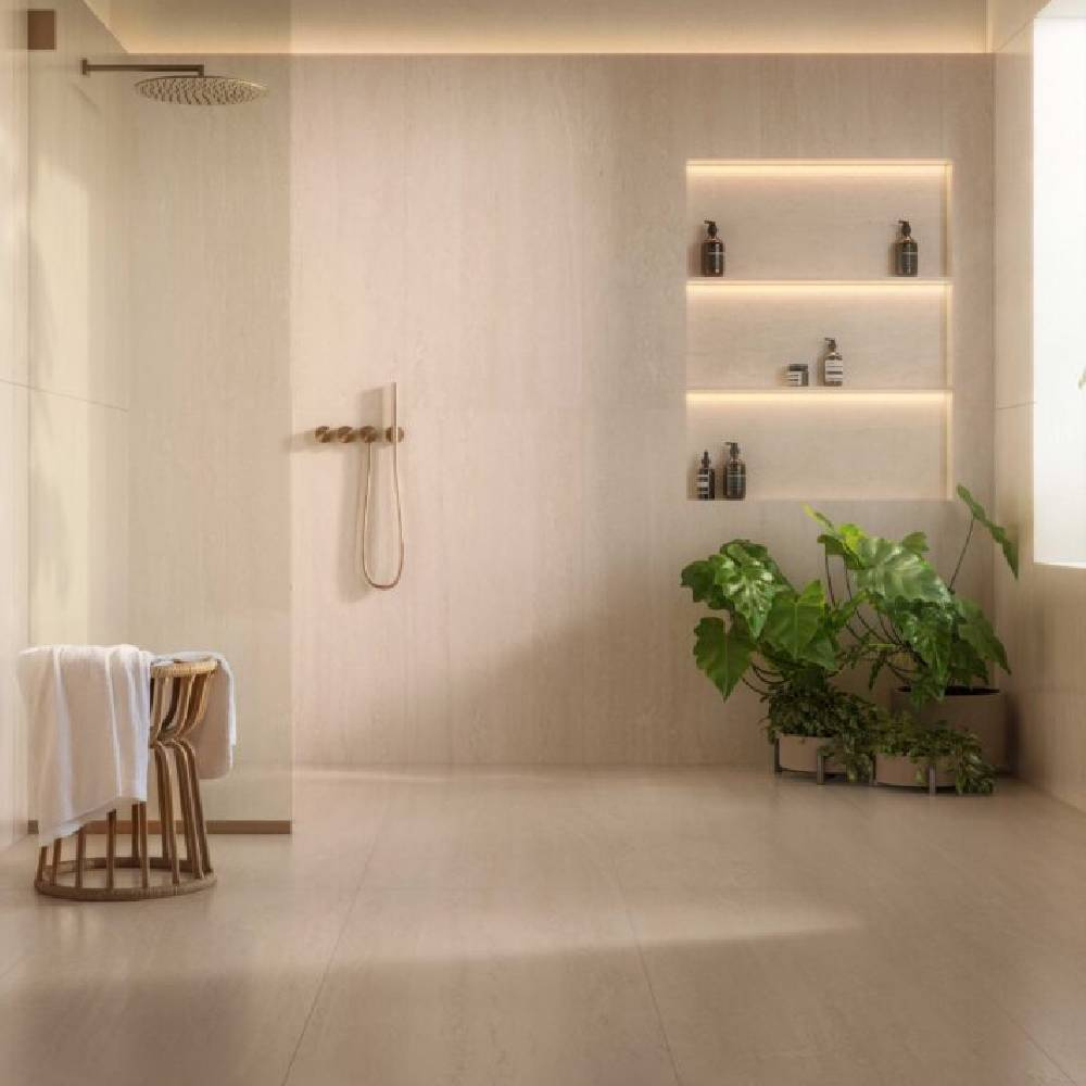 Incesa Porcelanato 60X120 Roma Crema Cetim Acetinado