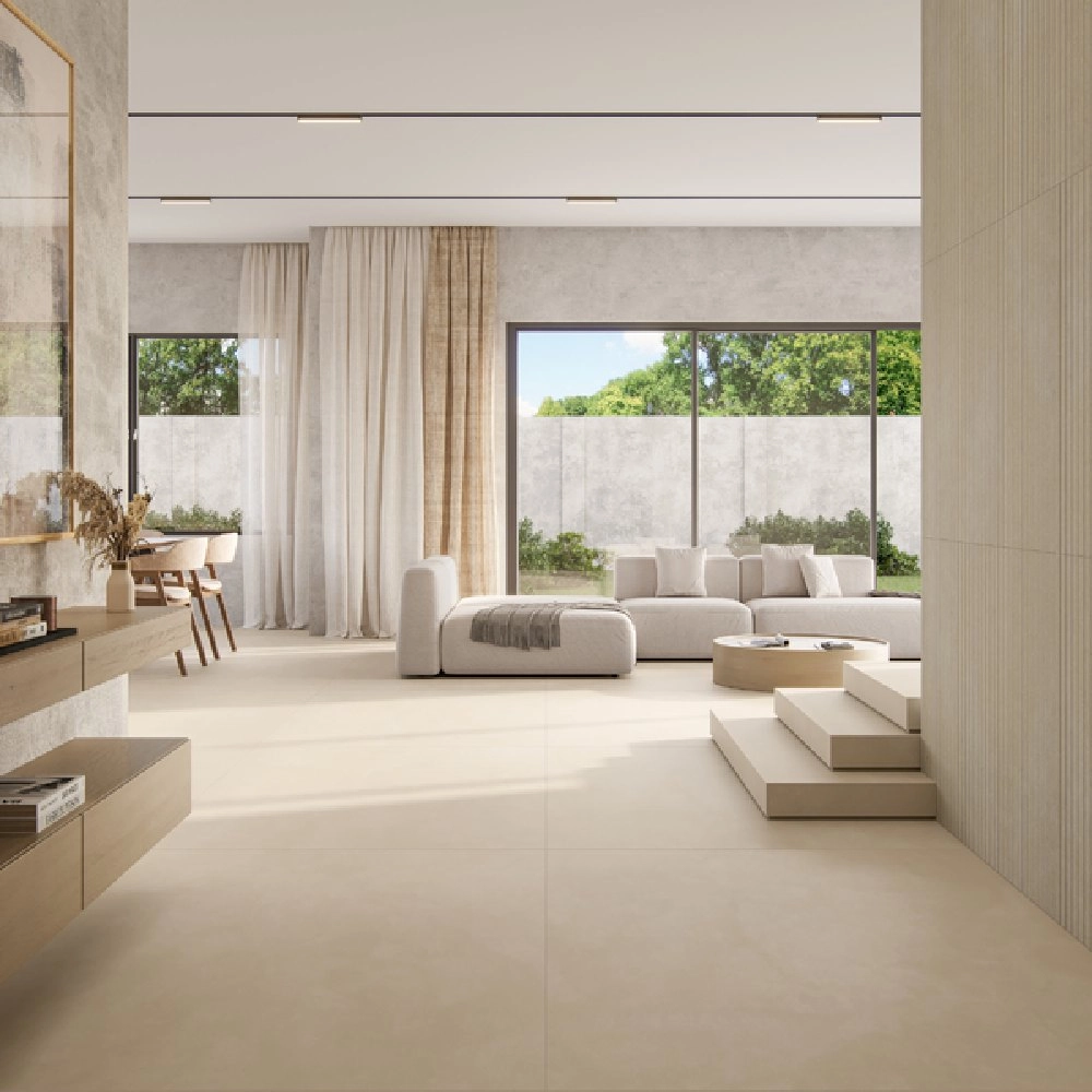 Incesa Porcelanato 60x60 Dunne Bege Cetim Retificado