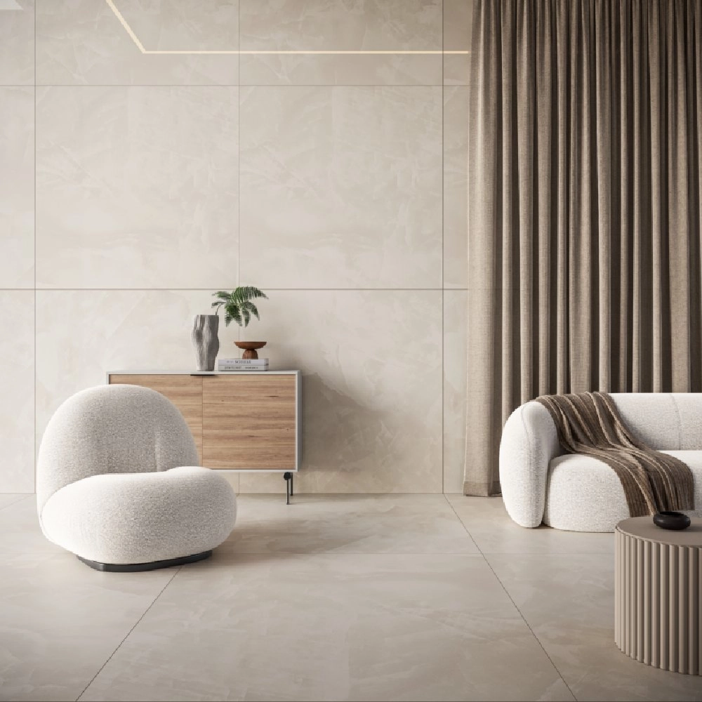 Incesa Porcelanato 80x80 Dream Off White Cetim Retificado