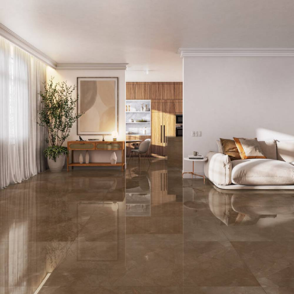 Incesa Porcelanato 80X80 Elegance Brown Polido Retificado