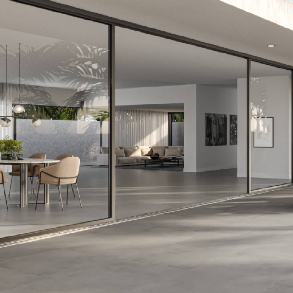 Incesa Porcelanato 80X80 Habitar Grafite Polido Retificado