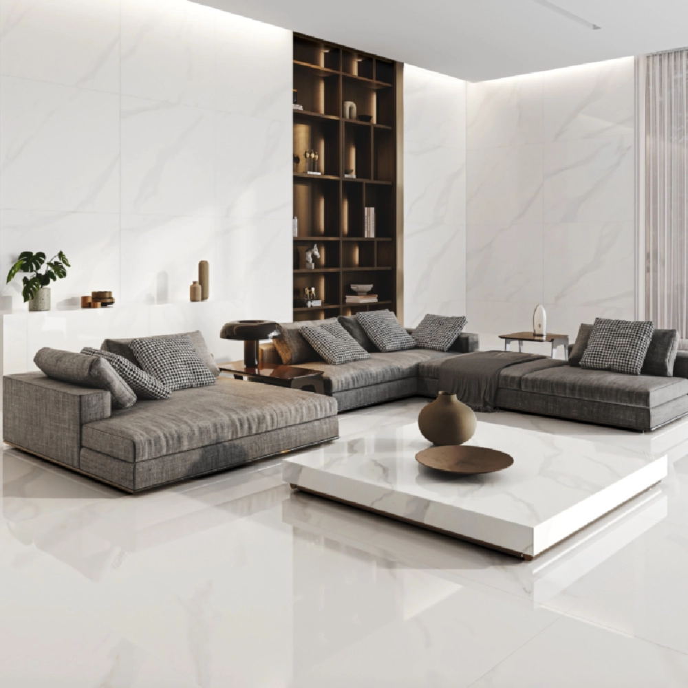 Incesa Porcelanato 80x80 Ibiza Branco Polido Retificado