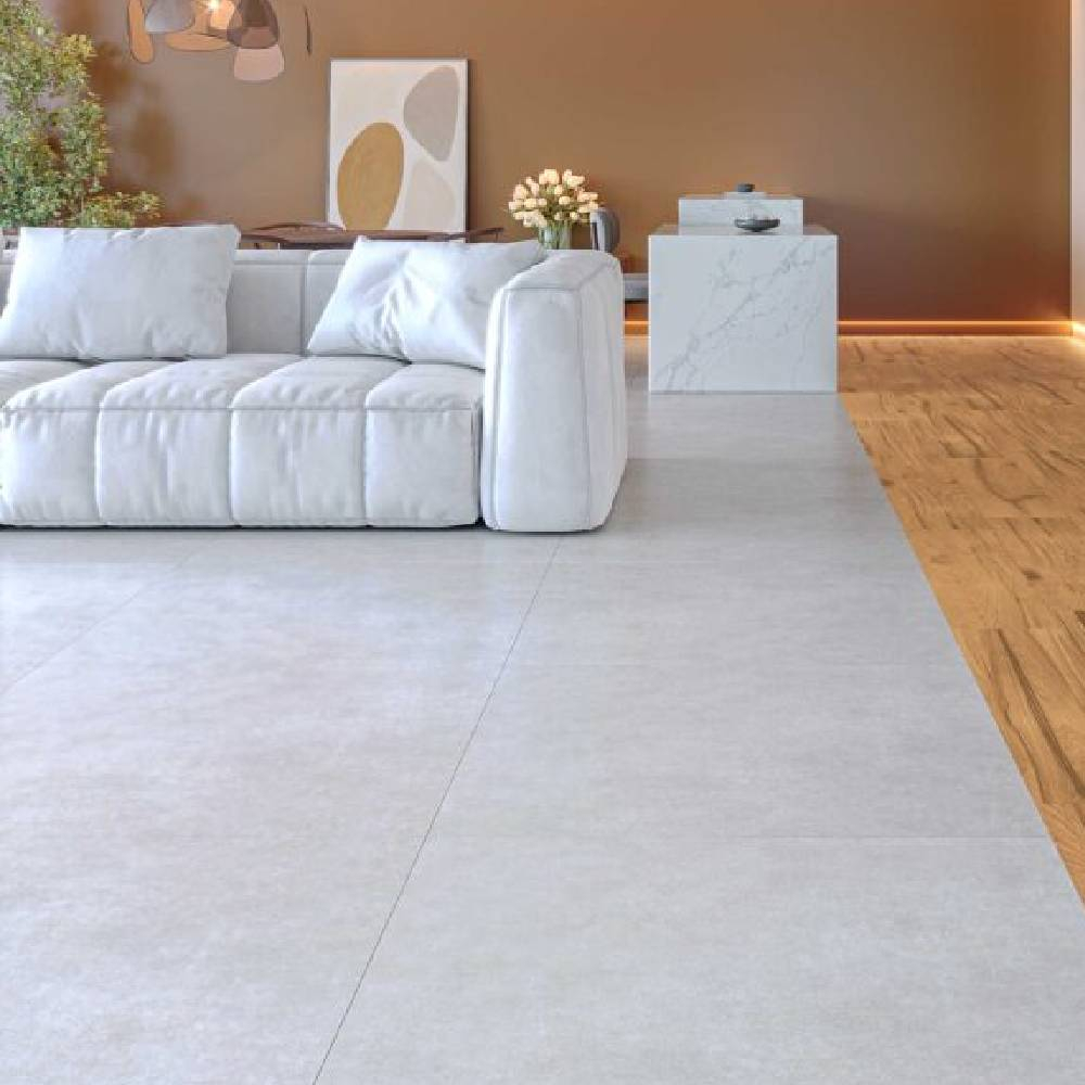 Incesa Porcelanato 90X90 Paviment White Acetinado Retificado