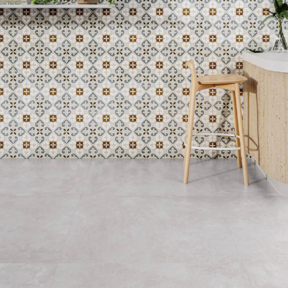 Incesa Porcelanato 80X80 Habitar Nebbia Acetinado Retificado