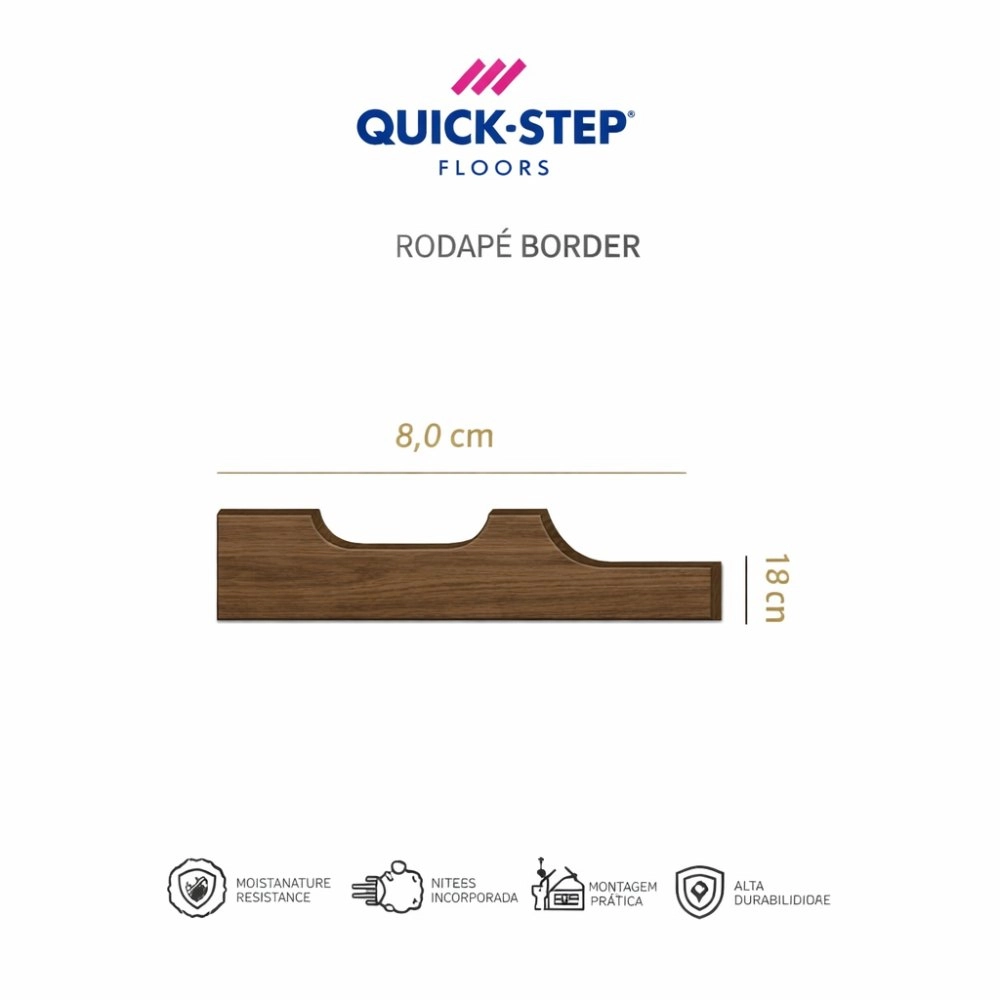 Incizo Perfil 5 em 1 Nesto Entardecer de Outono Quick Step