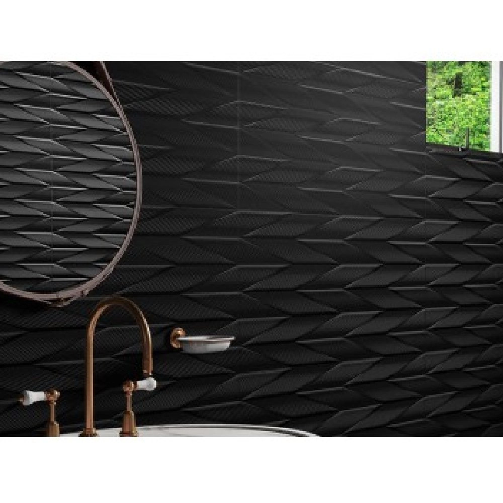 Itagres Revestimento 45x90 Colibri Black HD retificado