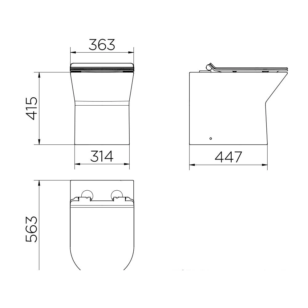 Kit Bacia Convencional Docol + Assento Lift Branco