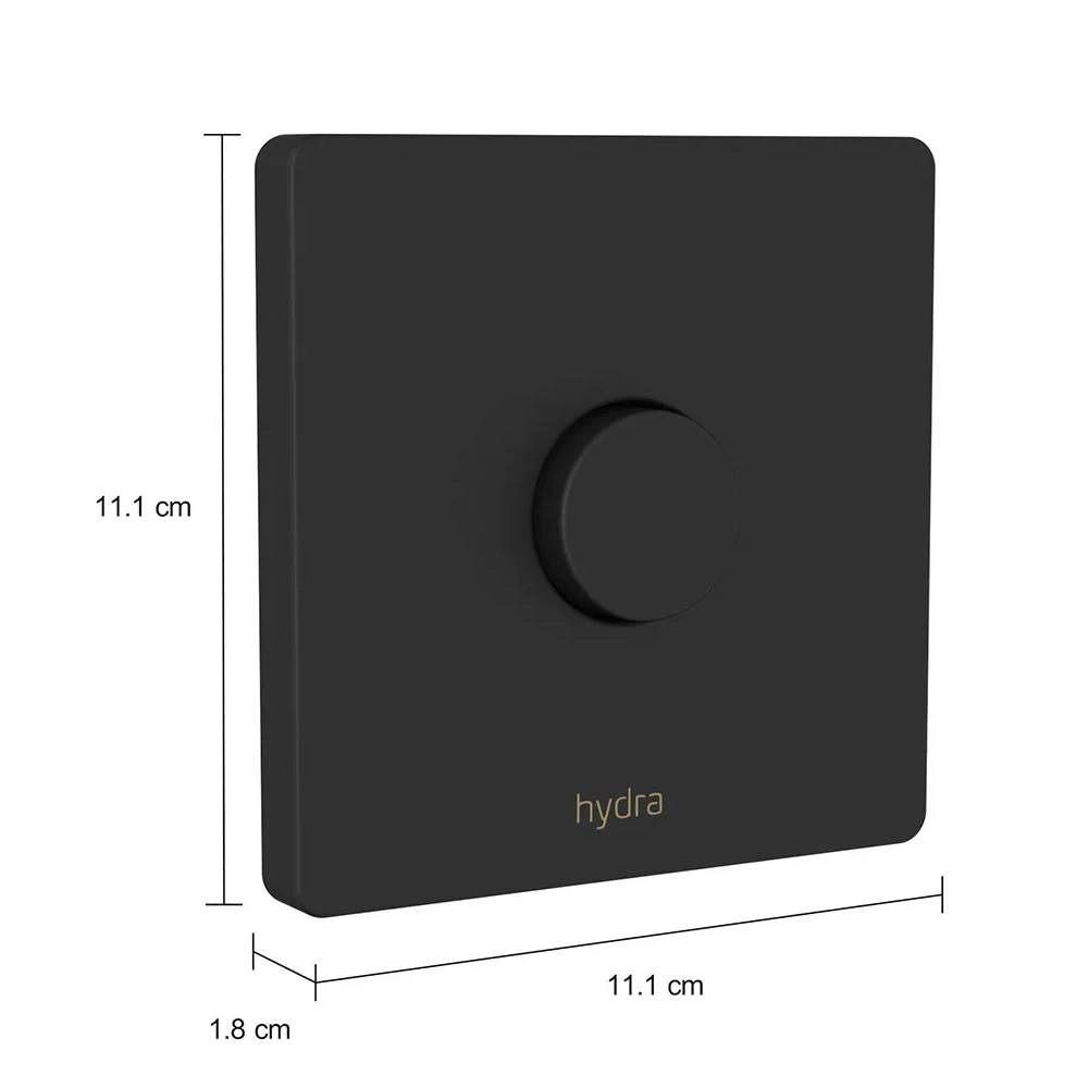 Kit Conversor para Válvula Hydra Black Matte Hydra Plus Deca 4916.BL.PLS.MT