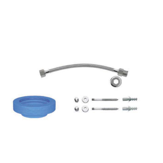 Kit de Instalação para Bacia com Caixa com Fixação Vertical Cromado Deca 1200.C.KIT.PCD