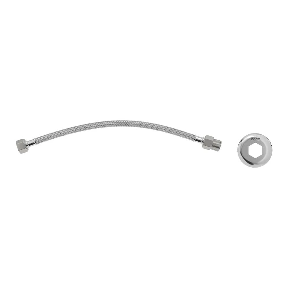 Ligação Flexível Deca Malha de Aço 40cm Cromado 4607.C.040