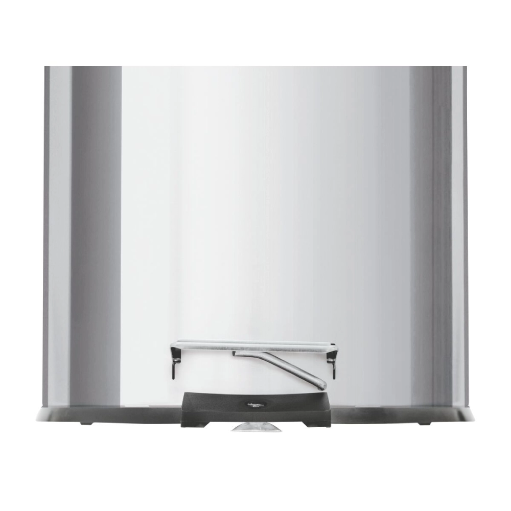 Lixeira com Pedal Tramontina Brasil em Aço Inox com Acabamento Polido e Balde Interno 5 L