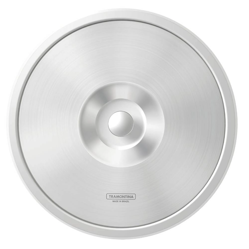 Lixeira Tramontina  Inox de Embutir Clean 8L