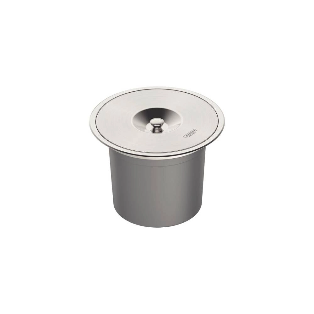 Lixeira Tramontina  Inox de Embutir Clean 8L