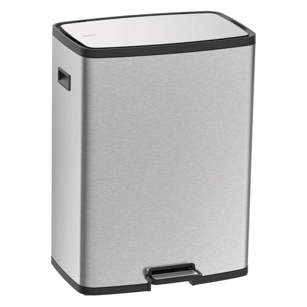 Lixeira Tramontina Octos em Aço Inox com Balde Removível e Pedal 45 L