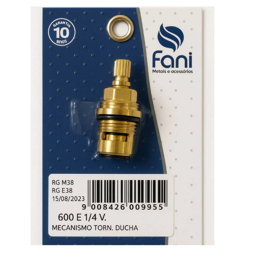 Mecanismo Torn-ducha 1/4 V 600 Esquerdo Fani