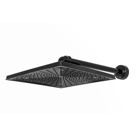 Mega Ducha Quadrada Aquaplas 12 Polegadas Preto Mega Ducha Quadrada Aquaplas 12 Polegadas Preto