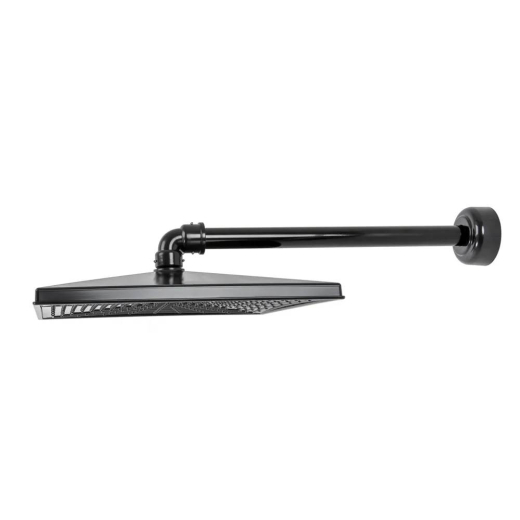 Mega Ducha Quadrada Aquaplas 12 Polegadas Preto Mega Ducha Quadrada Aquaplas 12 Polegadas Preto