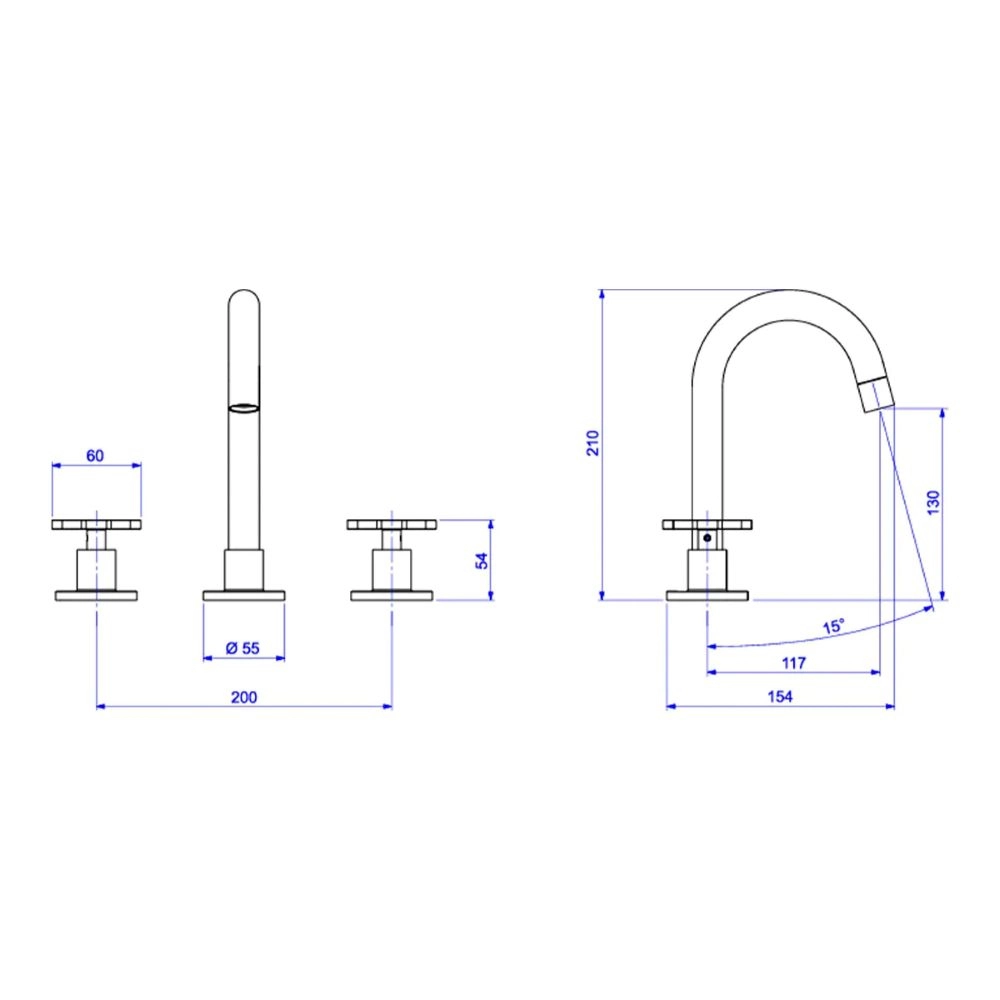 Misturador de Mesa Bica Alta para Lavatório Deca Disco 1877.C.DSC Misturador de Mesa Bica Alta para Lavatório Deca Disco 1877.C.DSC