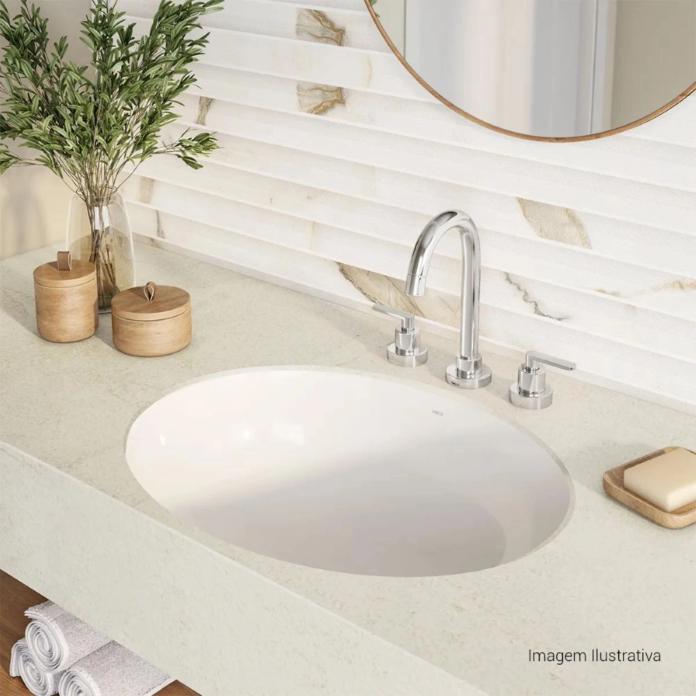 Misturador de Mesa Bica Alta para Lavatório Deca Flex Plus 1877.C21.CLM