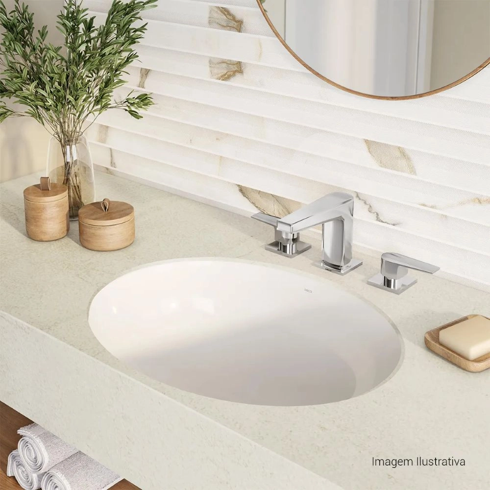 Misturador de Mesa Bica Baixa para Lavatório Level Deca 1875.C26