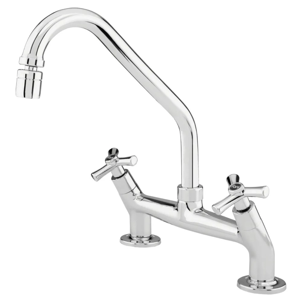 Misturador de Mesa Bica Móvel Cozinha Lyra Fani 1256 C29