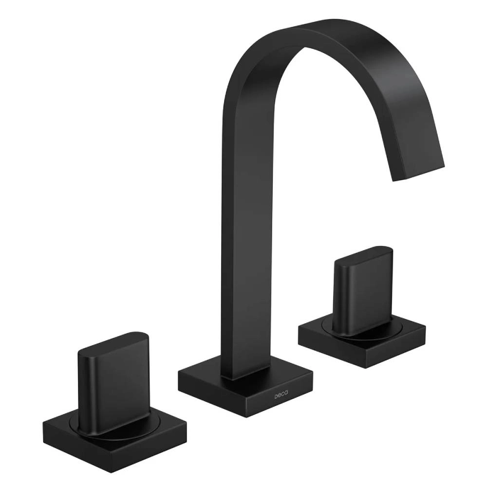 Misturador de Mesa Polo Bica Alta para Lavatório Deca Black Matte 1877.BL33.MT