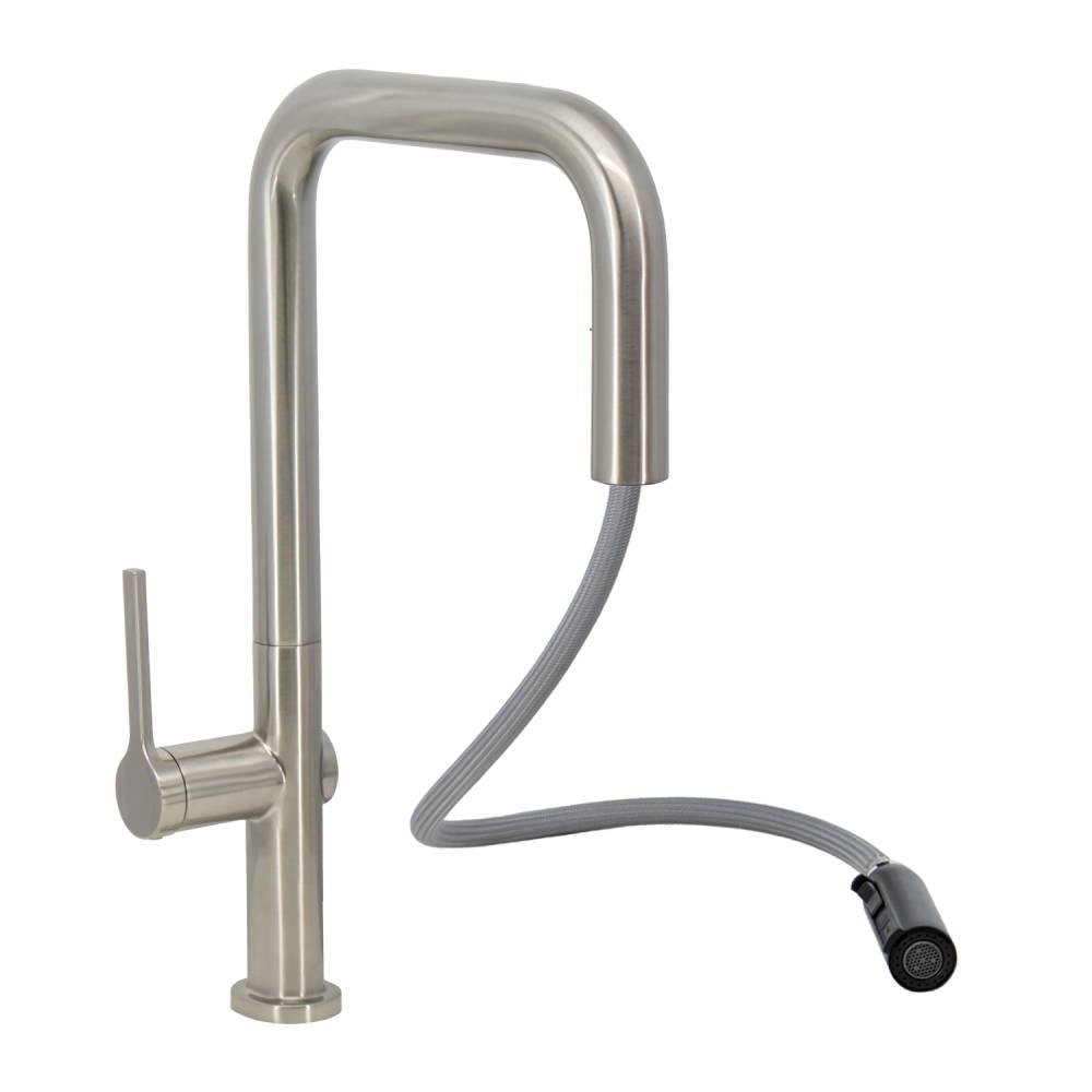 Misturador G Monocomando  Movel Extensível Doha Aço Escovado