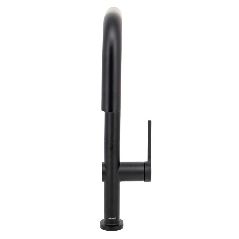Misturador G Monocomando Movel Extensível Doha Preto Fosco