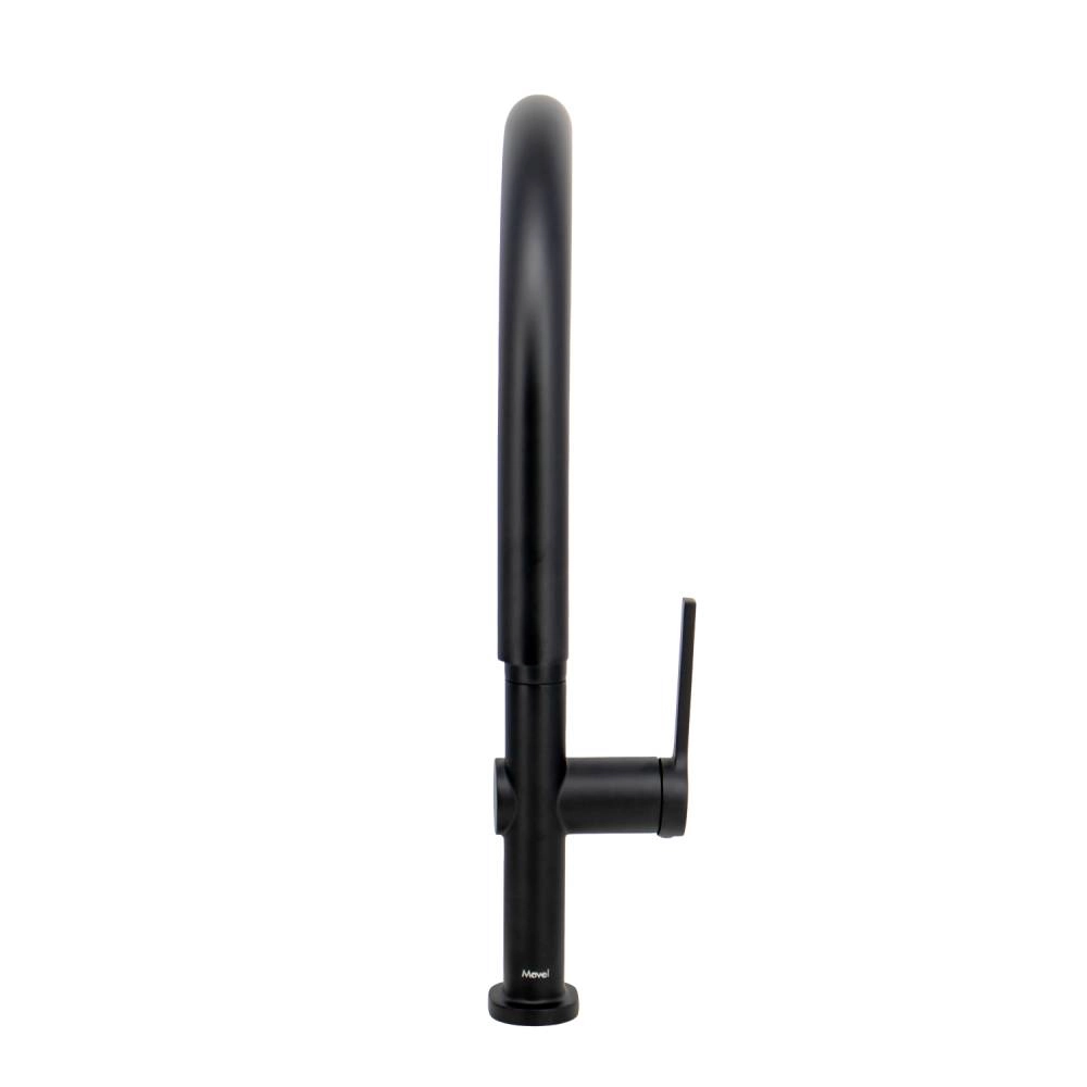 Misturador G Monocomando Movel Extensível Santa Marta Preto Fosco