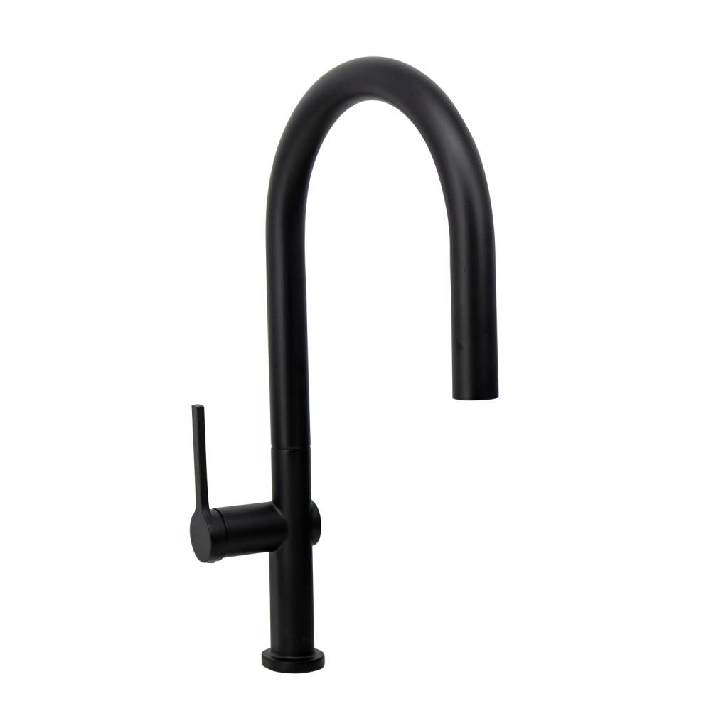 Misturador G Monocomando Movel Extensível Santa Marta Preto Fosco